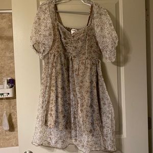 Arula tulle babydoll dress